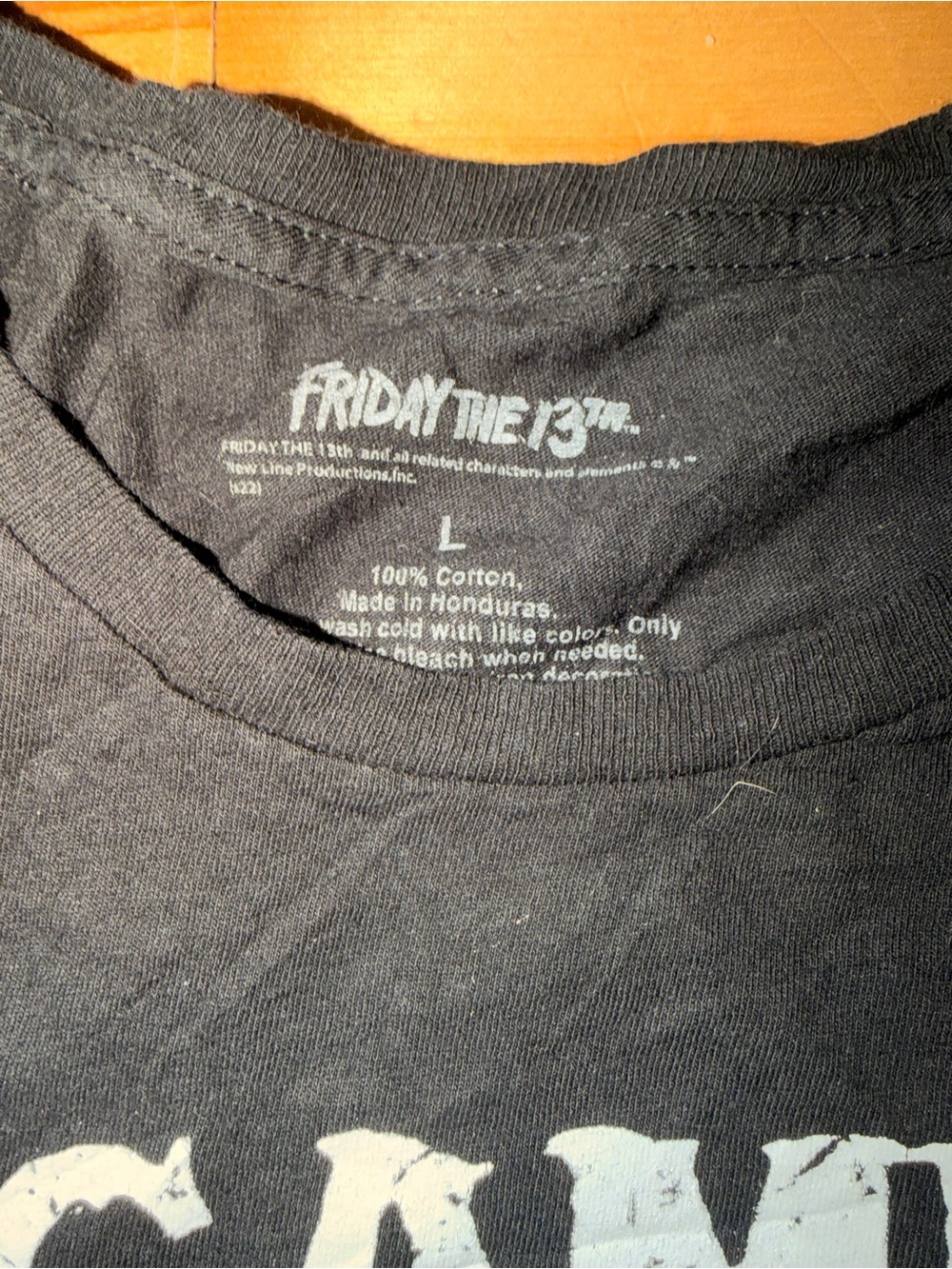 Camp Crystal Lake Black Long-Sleeve Graphic Tee - Enjoy Nature - Picture 3 of 3